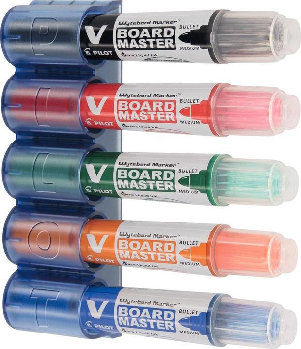 Actual product image Pilot Whiteboard marker BG V-Board 12 pieces (Multicoloured, 2.30 mm, 5 x)