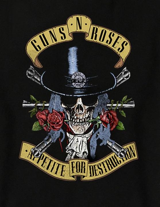 Immagine prodotto Amplified Donna/Ladies Top Hat Skull Guns N Roses T-Shirt Dress (S)
