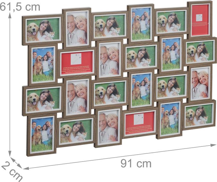 Actual product image Relaxdays Picture frame collage (10 x 15 cm)
