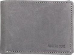 Pridesoul PRIDE&SOUL Porte-monnaie miniature RFID, format paysage, cuir, gris