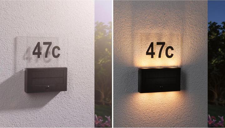 Produktbild Paulmann Solar Hausnummernleuchte (18 lm, IP44)