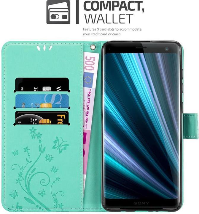 Actual product image Cadorabo Flower Book Cover (Sony Xperia XZ3)