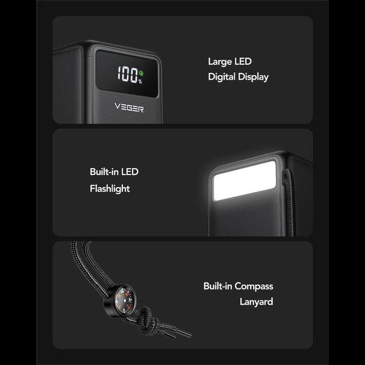Produktbild Veger Tank Lite (50000 mAh, 22.50 W, 185 Wh)