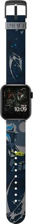 Actual product image Moby Fox Bracelet Smartwatch Star Wars Beskar Armor 22 mm (22 mm, Silicone, Stainless steel, Apple Watch)