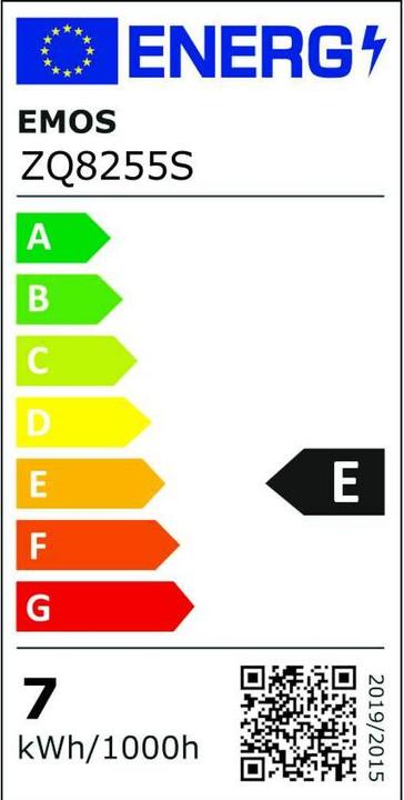 Label énergétique Emos Classique (GU10, 7 W, 800 lm, 1 x, E)