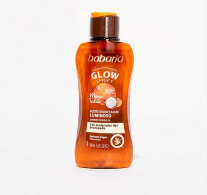 Actual product image Babaria Tanning Oil Gel Glowing Effect 100ml (Self tanning oil, 100 ml)