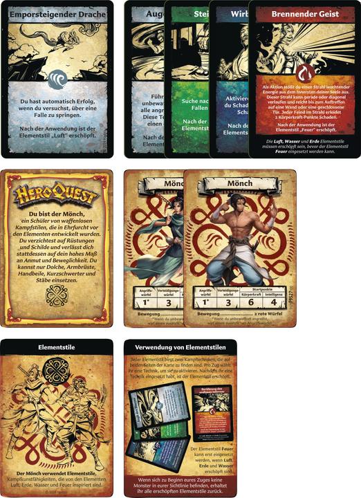 Immagine prodotto Hasbro Gaming Collezione di eroi di HeroQuest Il sentiero del monaco errante (Tedesco)