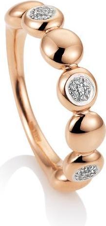 Image du produit Breuning BAGUE - BRILLE. 0,105 Ct. H/si (62, Or 585/14 K)