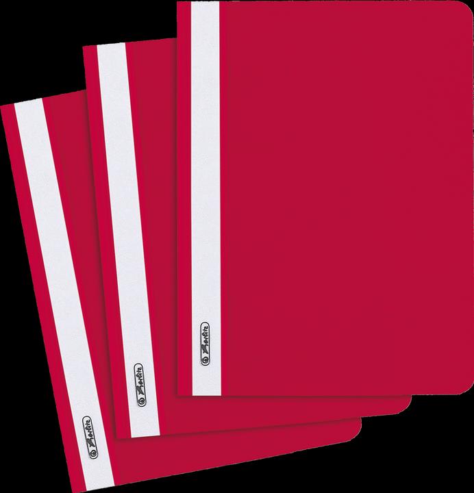 Immagine prodotto Herlitz Raccoglitore a fogli mobili in plastica rosso DIN A5 (A5, 1 x)