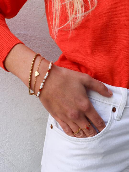 Actual product image Tara Style True Love bracelet - Bracelet (waterproof) (18.50 cm, Stainless steel)