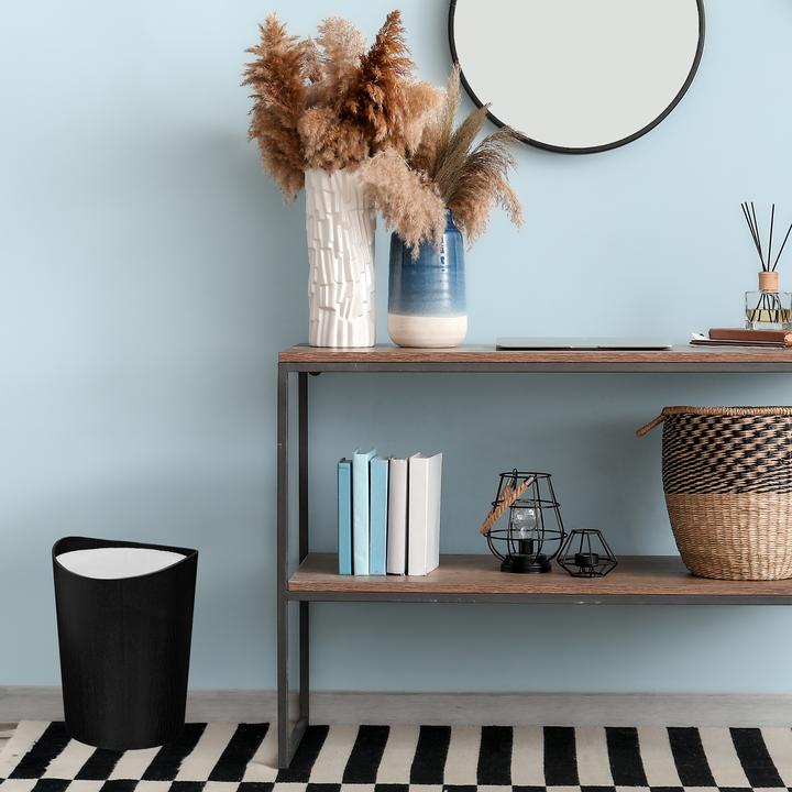 Actual product image Relaxdays Wooden waste bin (9 l)
