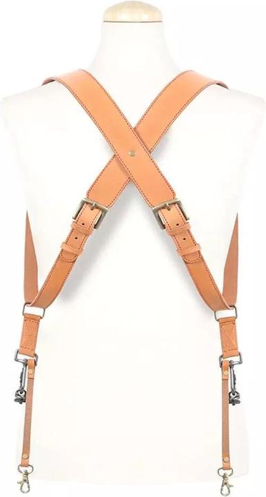 Produktbild Bronkey Tokyo Dual-Leder-Kameragurt, Hellbraun,L Large