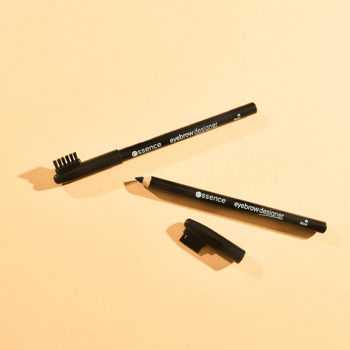Actual product image essence Eyebrow Pencil Designer 01 Black (Black)