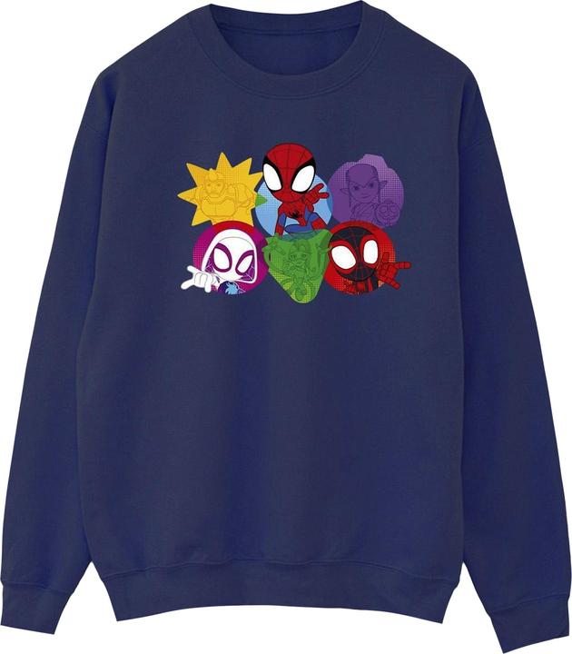 Image du produit - Sweat SPIDEY AND HIS AMAZING FRIENDS FACES - Femme (4XL)