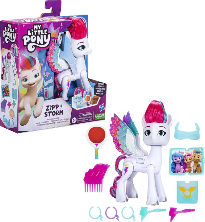 Immagine prodotto My Little Pony Zipp Storm Surprise Wings Fashion Doll con ali e accessori