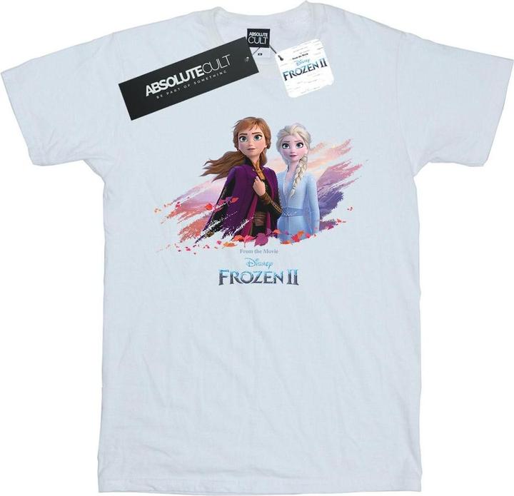 Actual product image Disney Mens Frozen 2 Elsa And Anna Nature Is Beautiful T-Shirt (M)