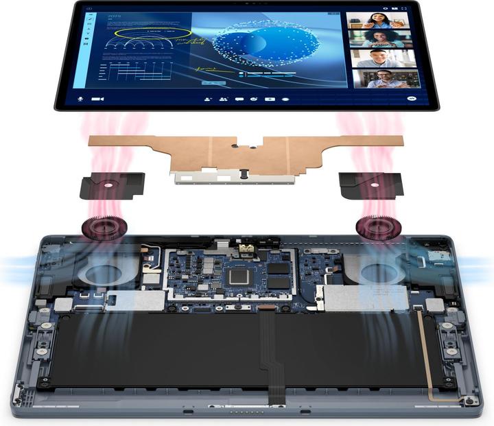 Actual product image Dell Latitude 7350 Detachable (13", Intel Core Ultra 7 164U, 16 GB, 512 GB, DE)