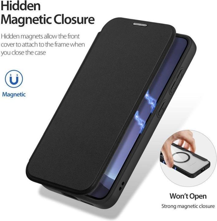 Productafbeelding Dux Ducis Skin X Pro Series Samsung Galaxy S25 Plus Cover - Zwart (Samsung Galaxy S25+)