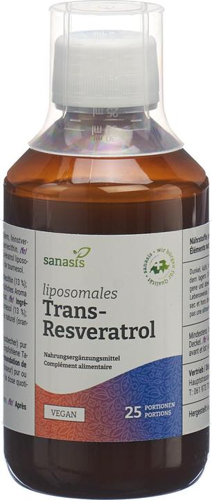 Produktbild Sanasis Trans-Resveratrol Liposomal (250ml) (1 Stück, Flüssigkeit, 500 g)