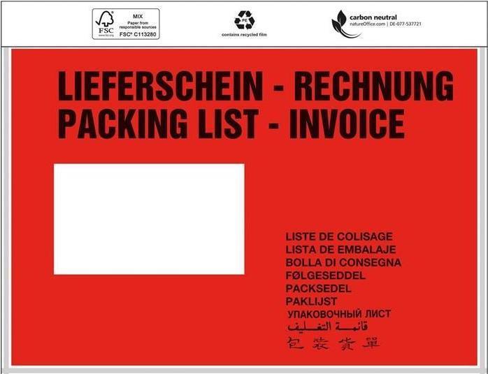 Image du produit Transpak Trans-pak Pochettes pour documents DIN C5 dimensions 240 x 163 mm