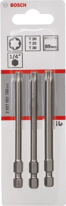 Image du produit Bosch Professional Zubehör Jeu d'embouts de vissage (T30, T20, T25)