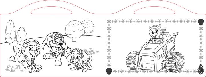 Actual product image PAW Patrol coloring book