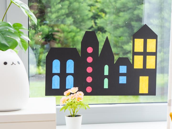 Produktbild Betzold Fensterbild Stadt, 12 Stück (630 g/m², 1 x)