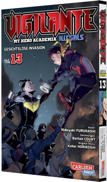 Immagine prodotto Vigilante - My Hero Academia Illegals 13 (Tedesco, Corte dei letti, Hideyuki Furuhashi, Kohei Horikoshi, Antje Bockel, 2023)