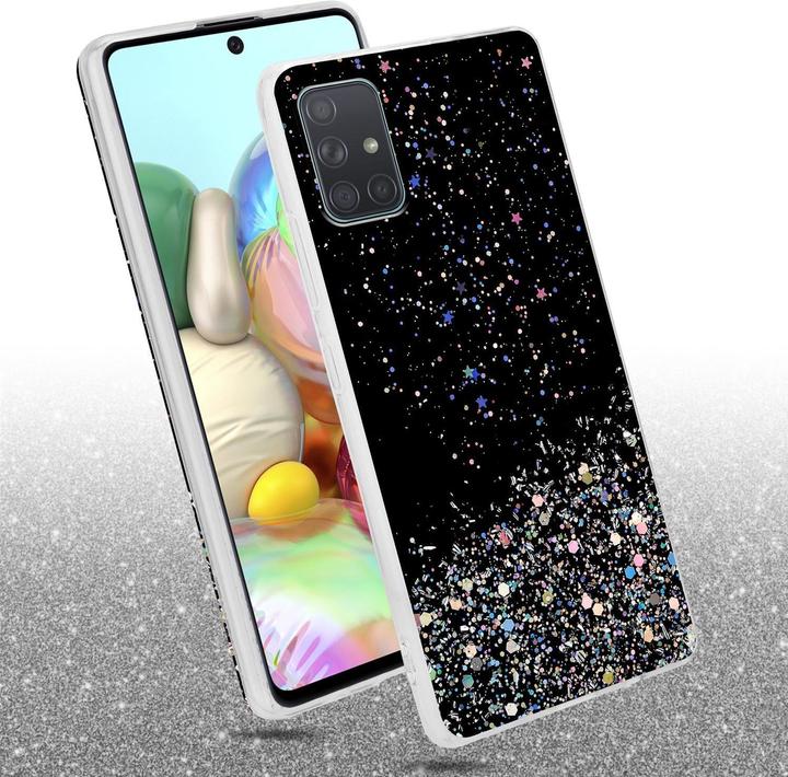 Actual product image Cadorabo TPU cover sparkling glitter (Samsung Galaxy A71 5G)