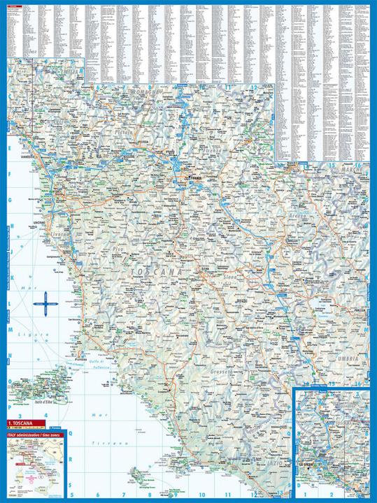 Produktbild Toskana / Toscana 1 : 400 000. Road Map + City Maps