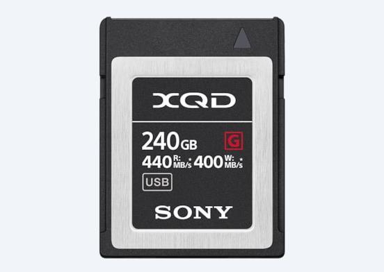 Actual product image Sony XQD G Series (240 GB, XQD)