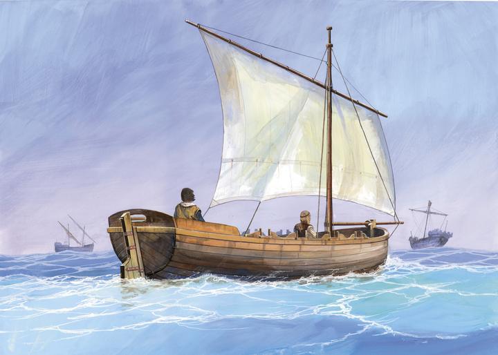 Produktbild Carson 1:72 Medieval Life Boat