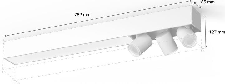 Produktbild Philips Hue Centris Basis BT (3650 lm, GU10)
