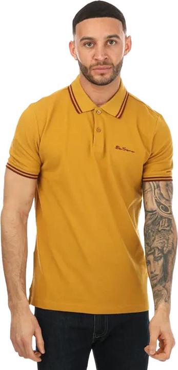 Actual product image Ben Sherman Mens Twin Tip Polo Shirt (S)
