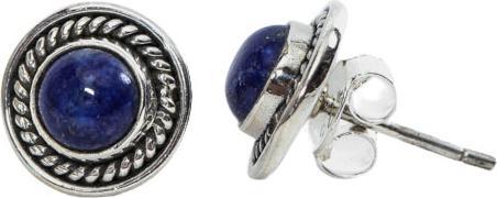 Actual product image Cachet Silver stud earrings (Lapis Lazuli, 925 Silver)
