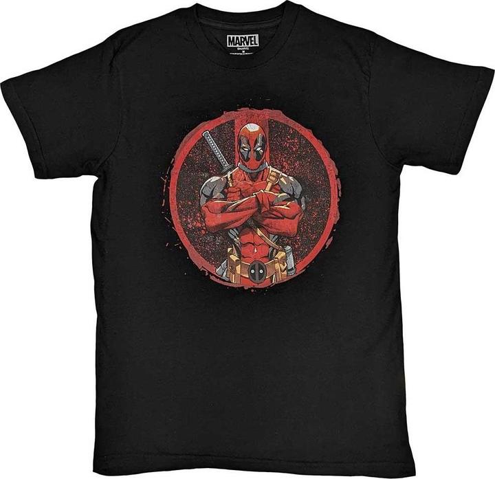 Actual product image Deadpool Unisex Adult Arms Crossed T-Shirt (XXL)