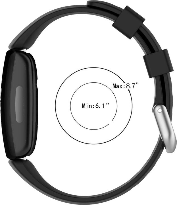 Produktbild Cover-Discount Fitbit Inspire 2 - Silikon Ersatzarmband schwarz (Silikon)