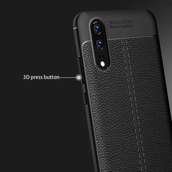 Produktbild Cadorabo TPU Cover Kunstleder Struktur (Cubot P20)