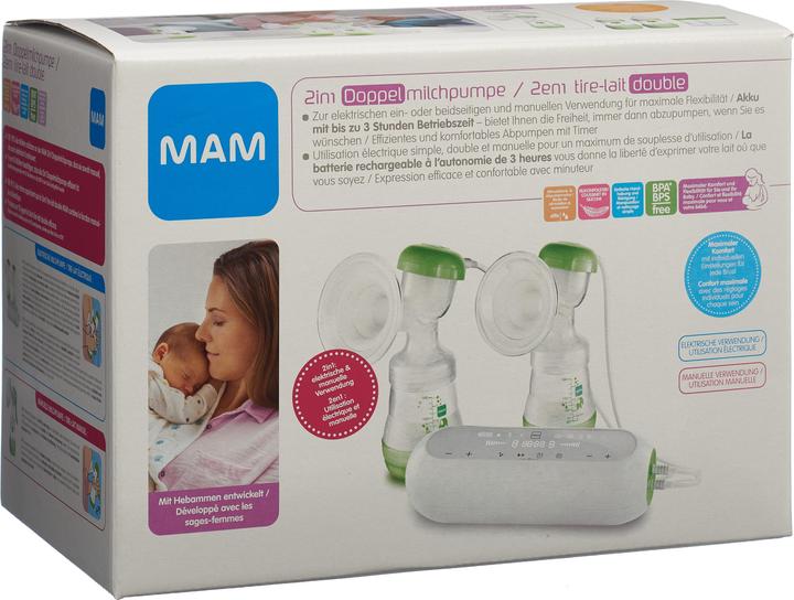 Produktbild MAM 2in1 Doppelmilchpumpe