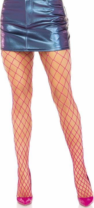 Actual product image Leg Avenue Diamond Net Tights Pink (One size)