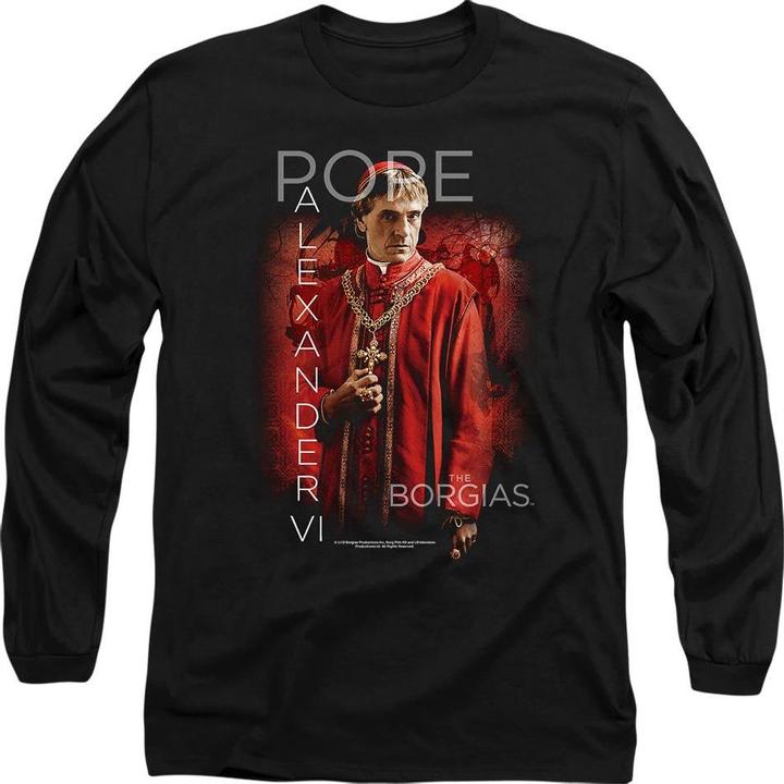 The Borgias Unisex Adult Pope Alexander VI T-Shirt (S)