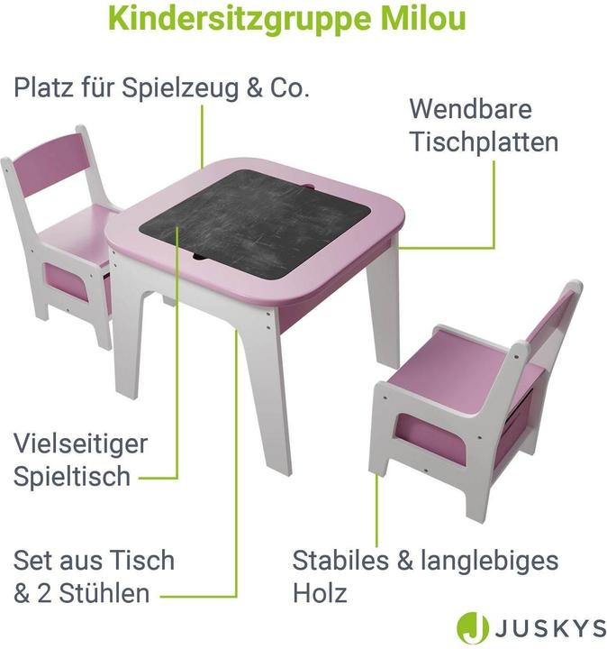 Actual product image Juskys Kindersitzgruppe Milou (Child seating group)