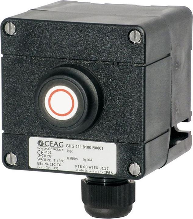 Actual product image Josef Wallraff GHG4118100R0001 EX Pushbutton 1S 1Ã EEX DE II C T6