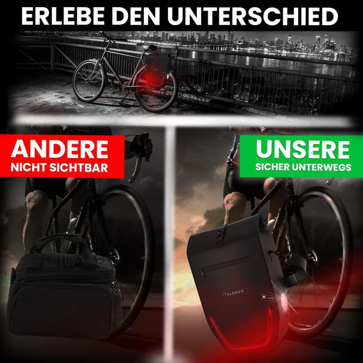 Immagine prodotto Eloneo Borsa da bicicletta per laptop (28 l, Borsa portapacchi)