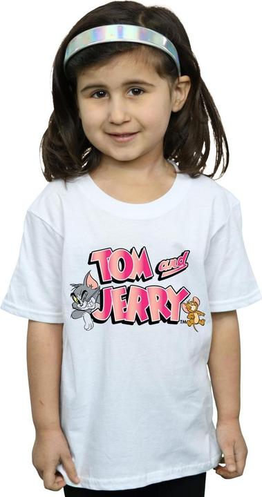Immagine prodotto Tom & Jerry Gradient Logo Maglietta Ragazze (104)
