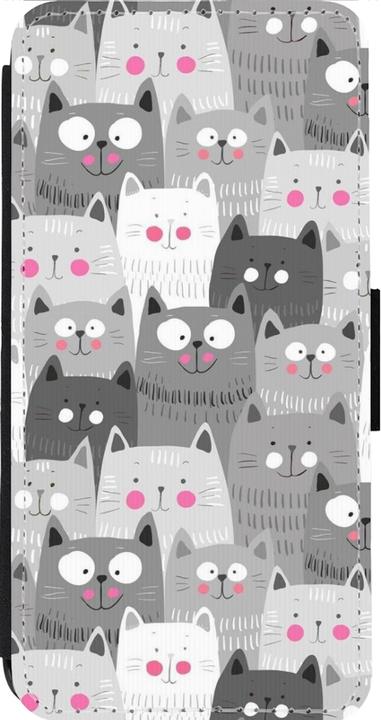Actual product image PhoneLook Cover Wallet Black Cat Flocks (Apple iPhone 14 Pro Max)