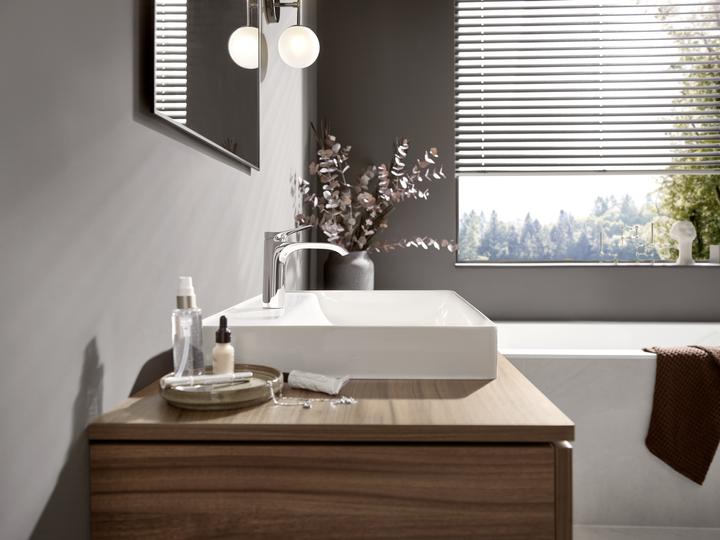 Produktbild hansgrohe Vivenis Waschtischmischer 110 (chrom) mit Ablaufgarnitur