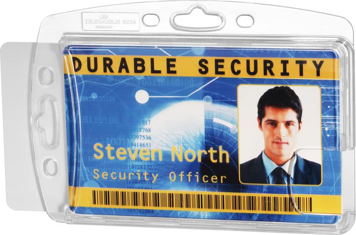 Actual product image Durable Hard box for company badges without fastening