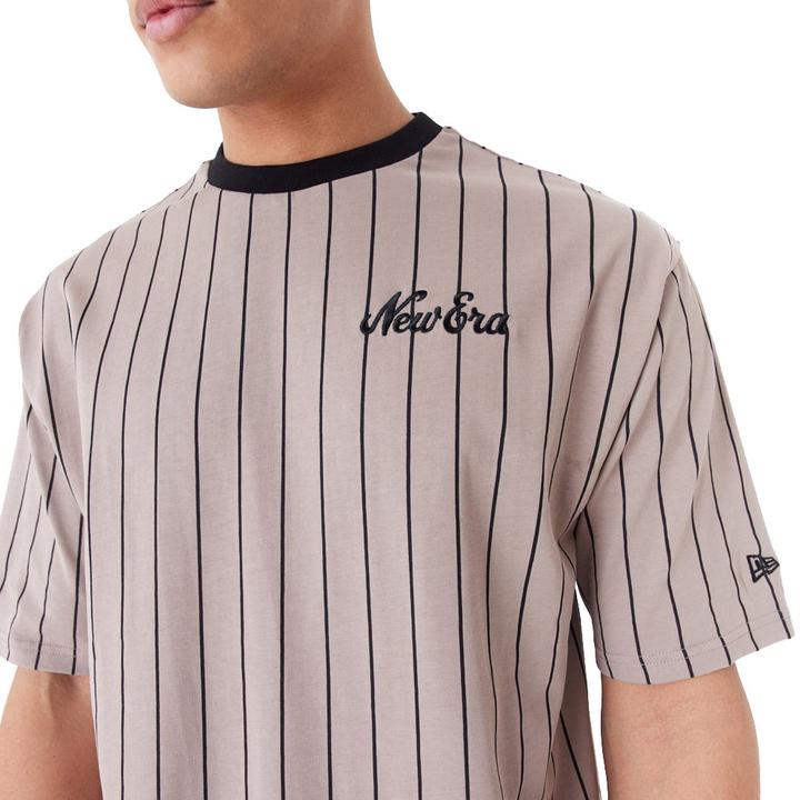 Produktbild New Era Oversized Shirt - PINSTRIPE ash brown - XL (XL)