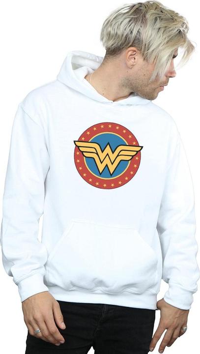 Actual product image Mens Wonder Woman Circle Logo Hoodie (M)